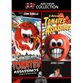 O Ataque dos Tomates Assassinos Sessão Duplex dois filmes em dvd